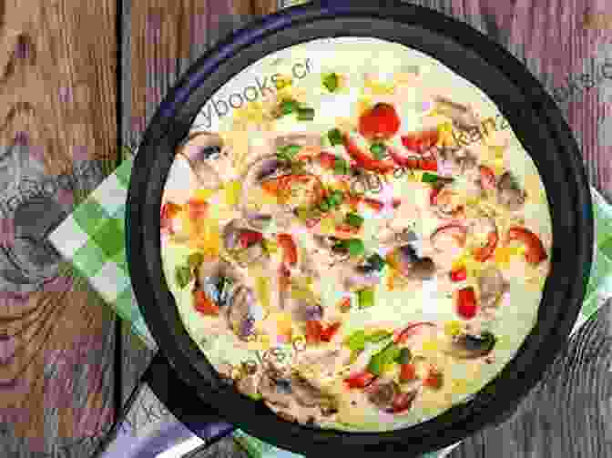 Fluffy Omelet Filled With Colorful Bell Peppers, Onions, And Mushrooms Eggs For Breakfast: Delicious Healthy Recipes To Jump Start Your Day: A Chef S Guide To Cooking Eggs With Over 50 Easy To Follow Recipes