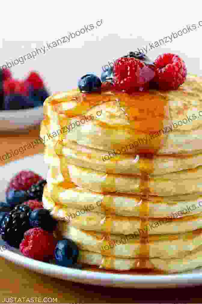 Stack Of Fluffy Greek Yogurt Pancakes Topped With Fresh Berries And Honey The Greek Yogurt Kitchen: Include Many Delicious Nutritious Greek Yogurt Recipes